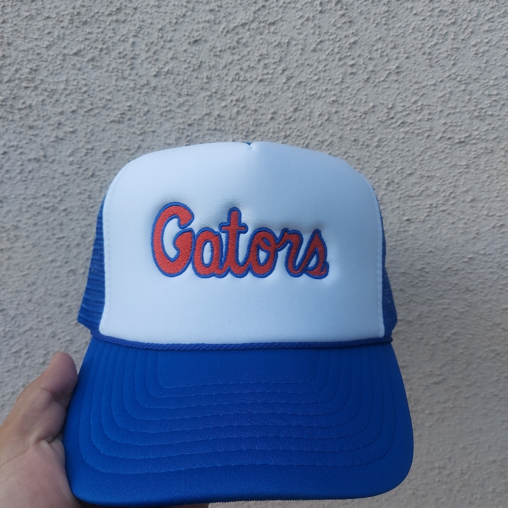 Custom embroidered Gators Trucker hat